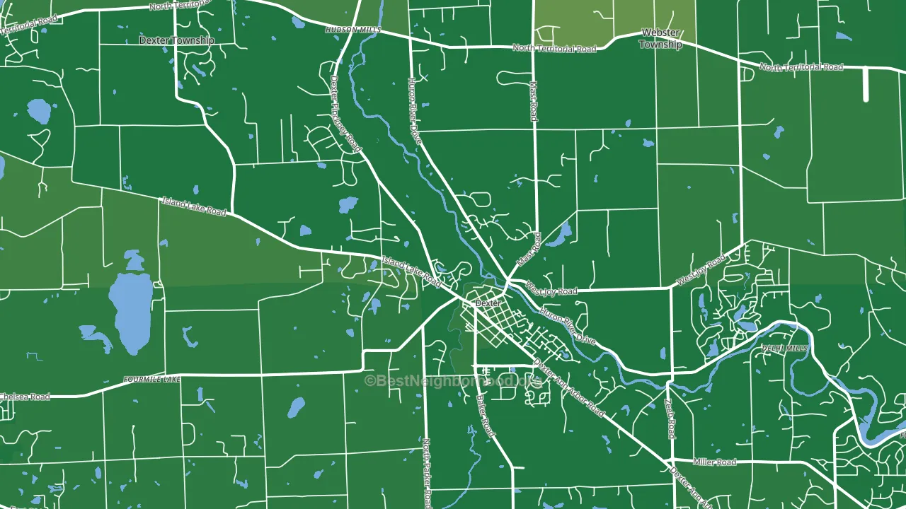 48130, MI block-group voter-turnout map