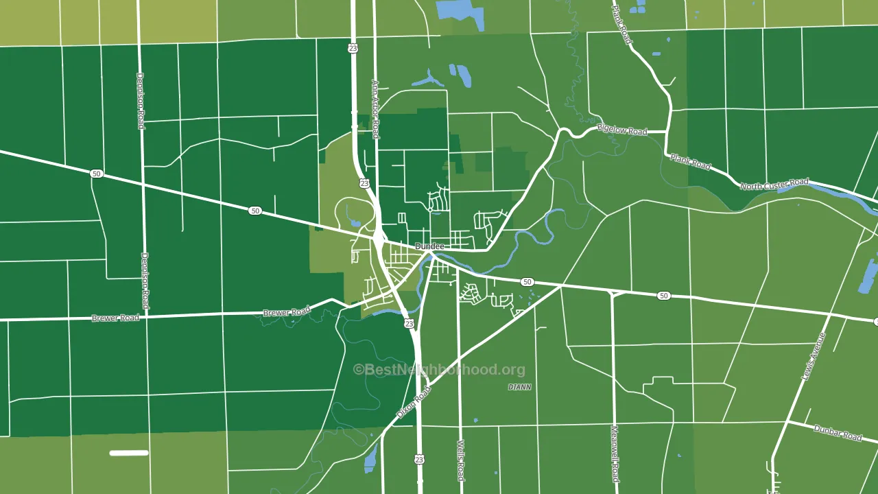 48131, MI block-group voter-turnout map
