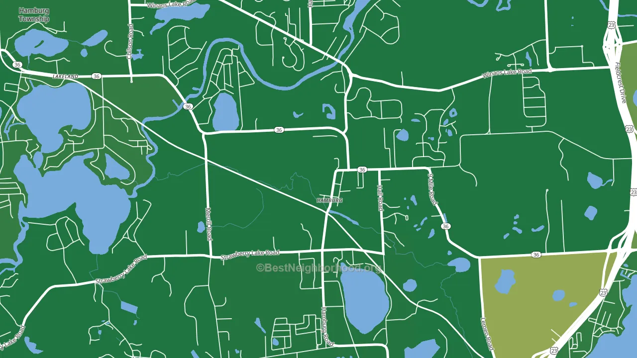 48139, MI block-group voter-turnout map