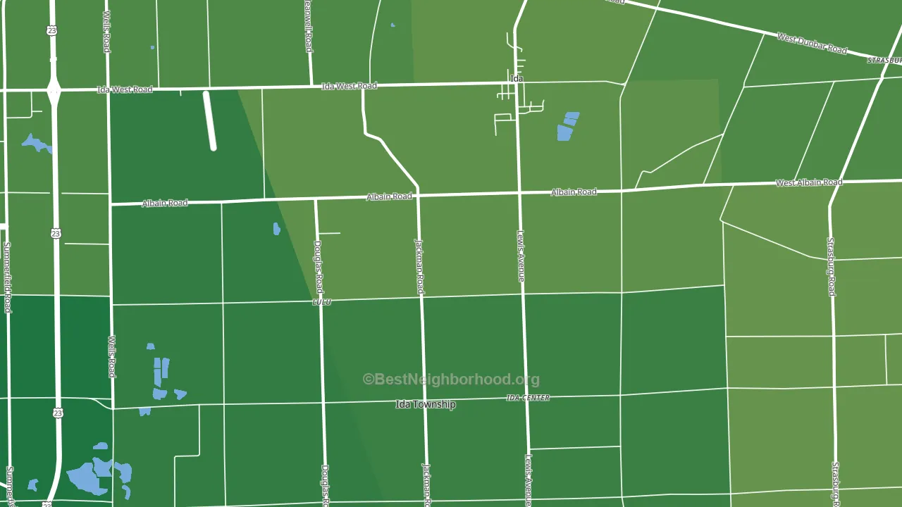 48140, MI block-group voter-turnout map