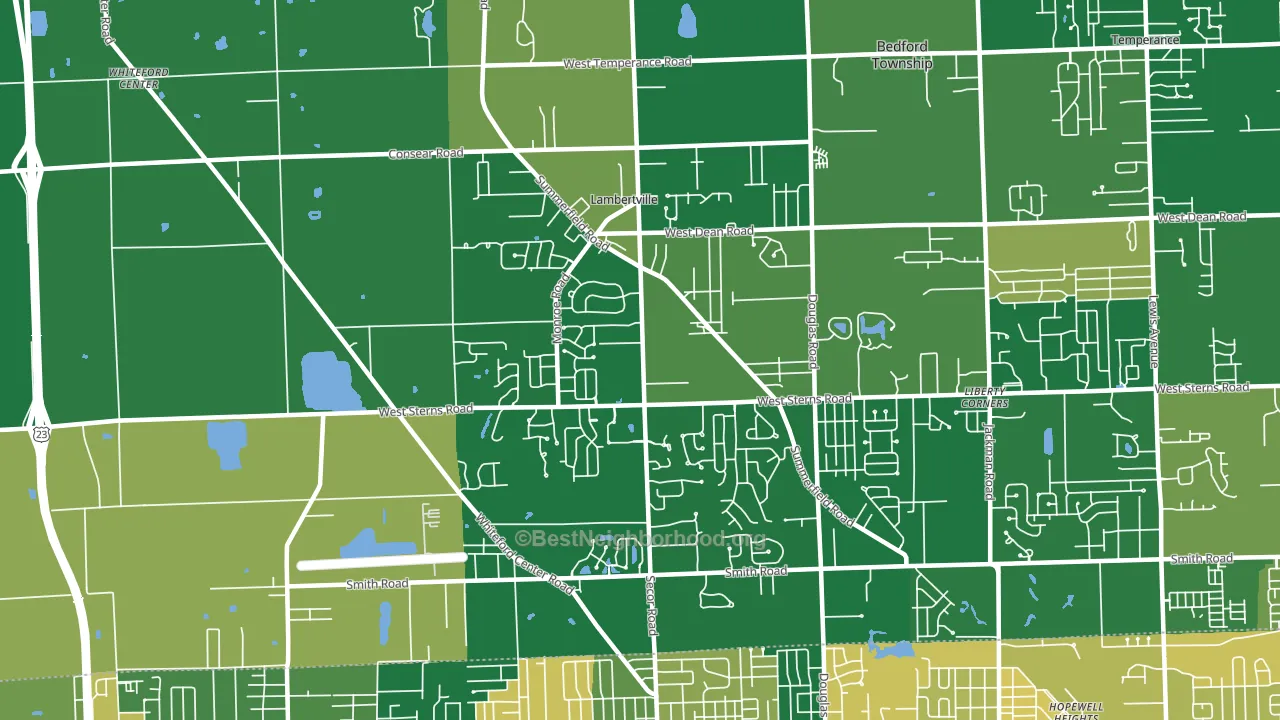 48144, MI block-group voter-turnout map