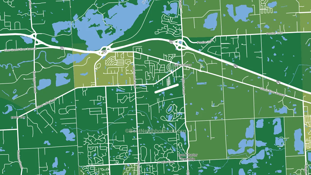 48165, MI block-group voter-turnout map