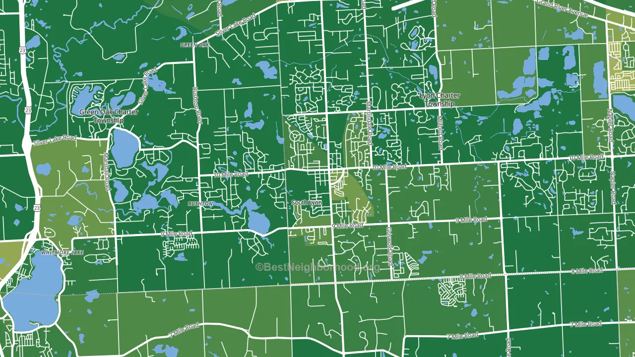 48178, MI block-group voter-turnout map