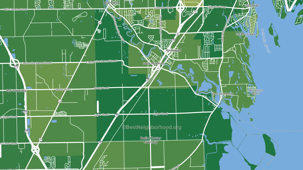 48179, MI block-group voter-turnout map