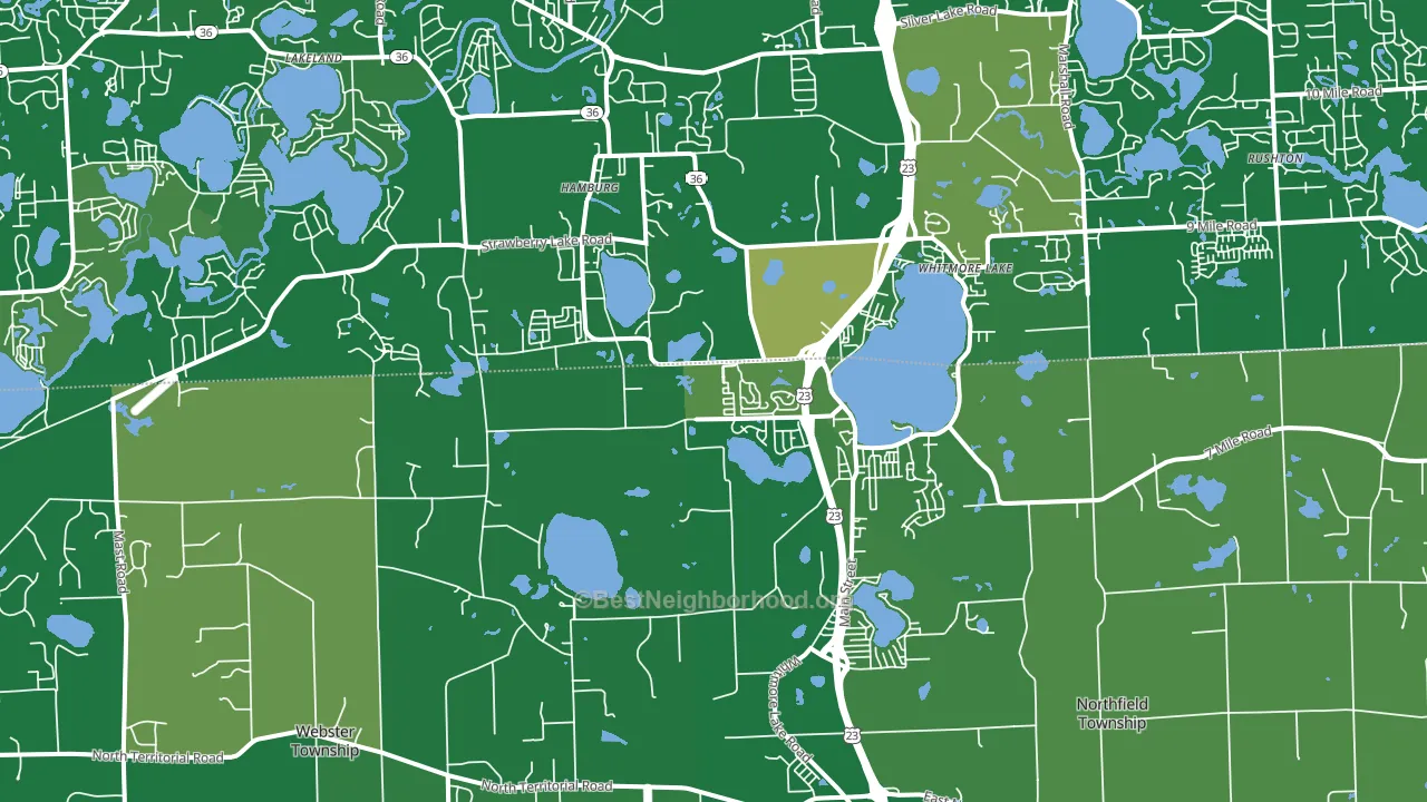 48189, MI block-group voter-turnout map