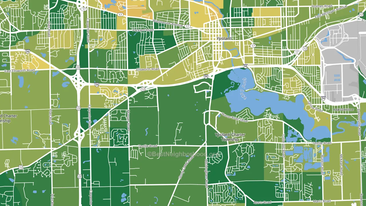 48197, MI block-group voter-turnout map