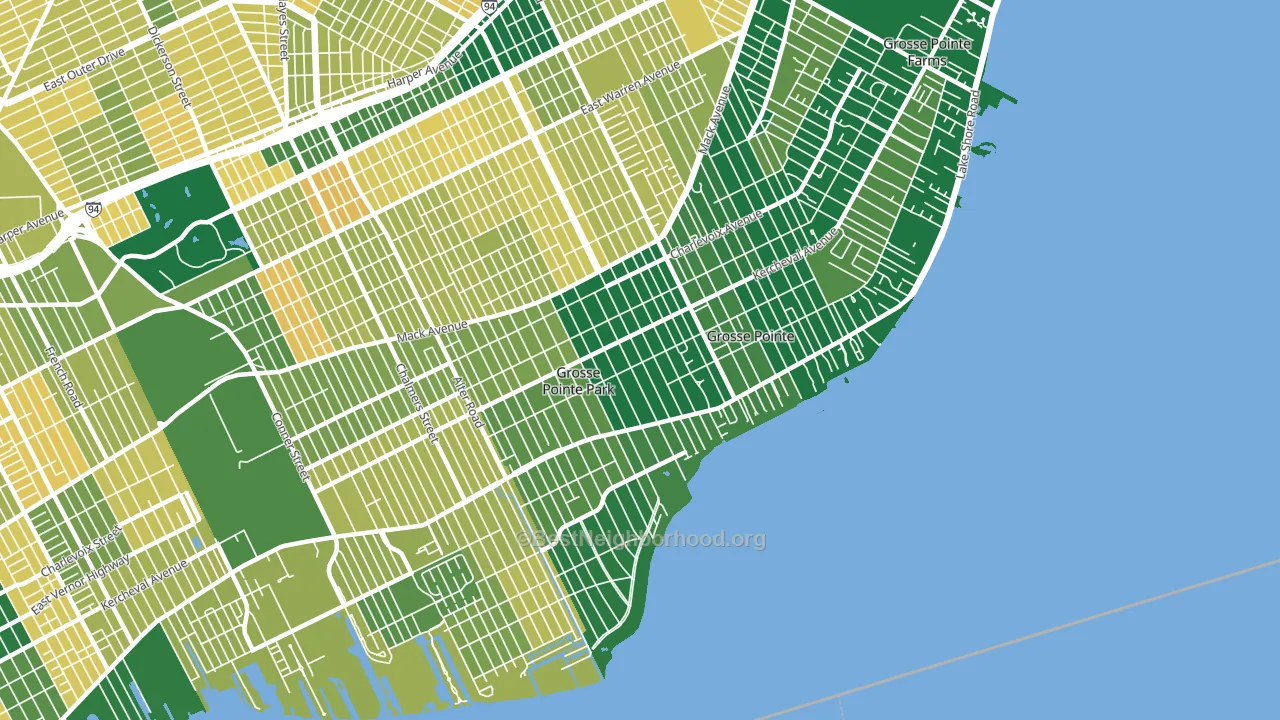 48230, MI block-group voter-turnout map