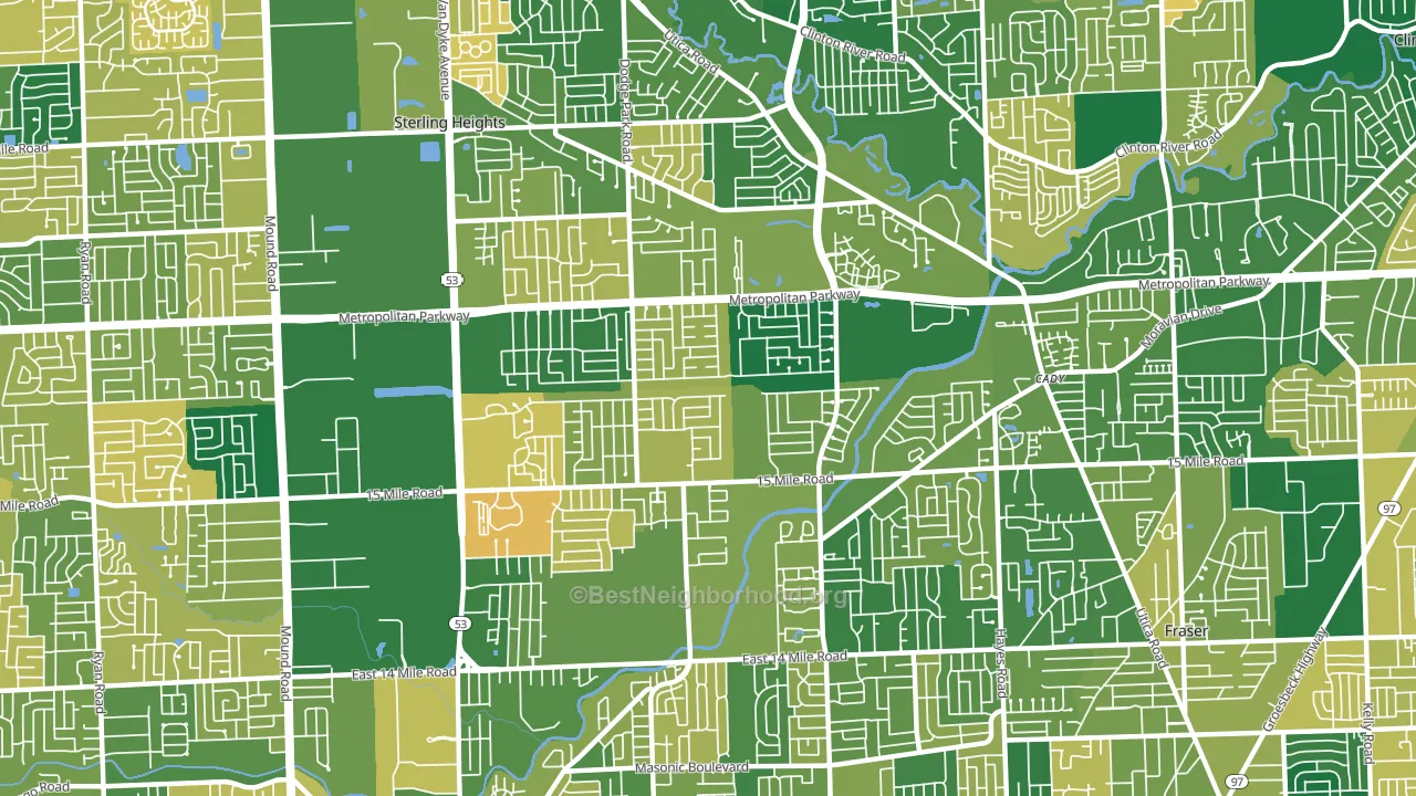 48312, MI block-group voter-turnout map