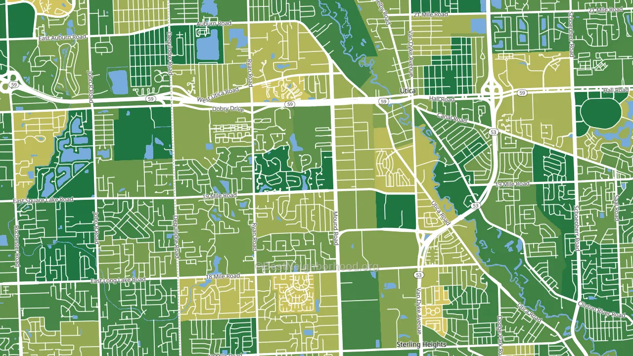 48314, MI block-group voter-turnout map