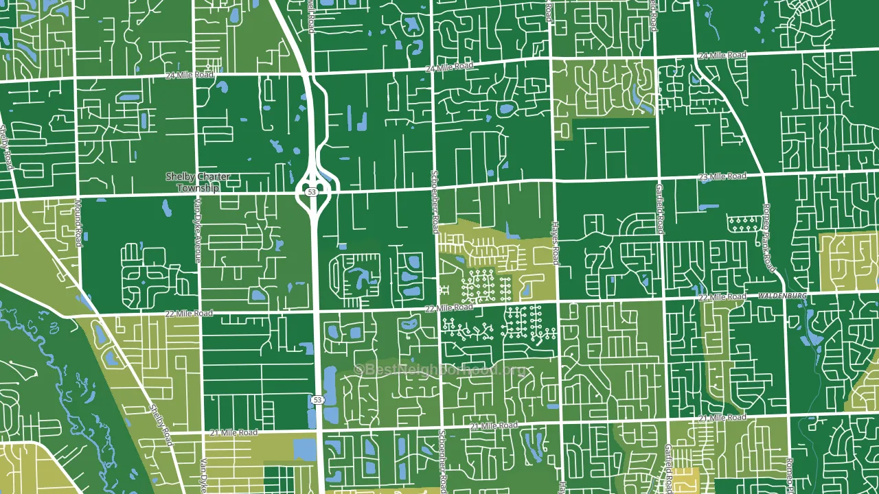 48315, MI block-group voter-turnout map
