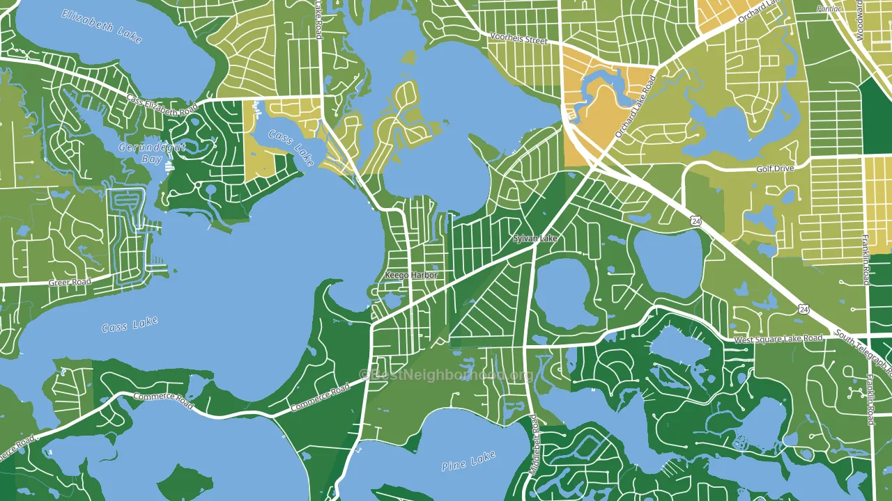 48320, MI block-group voter-turnout map