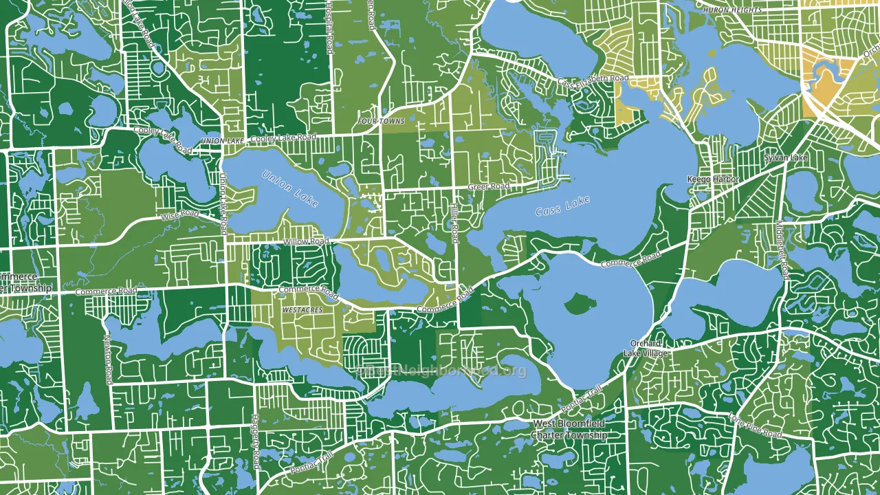 48324, MI block-group voter-turnout map