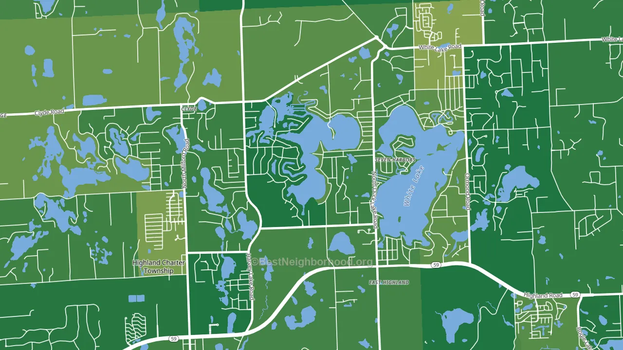 48356, MI block-group voter-turnout map
