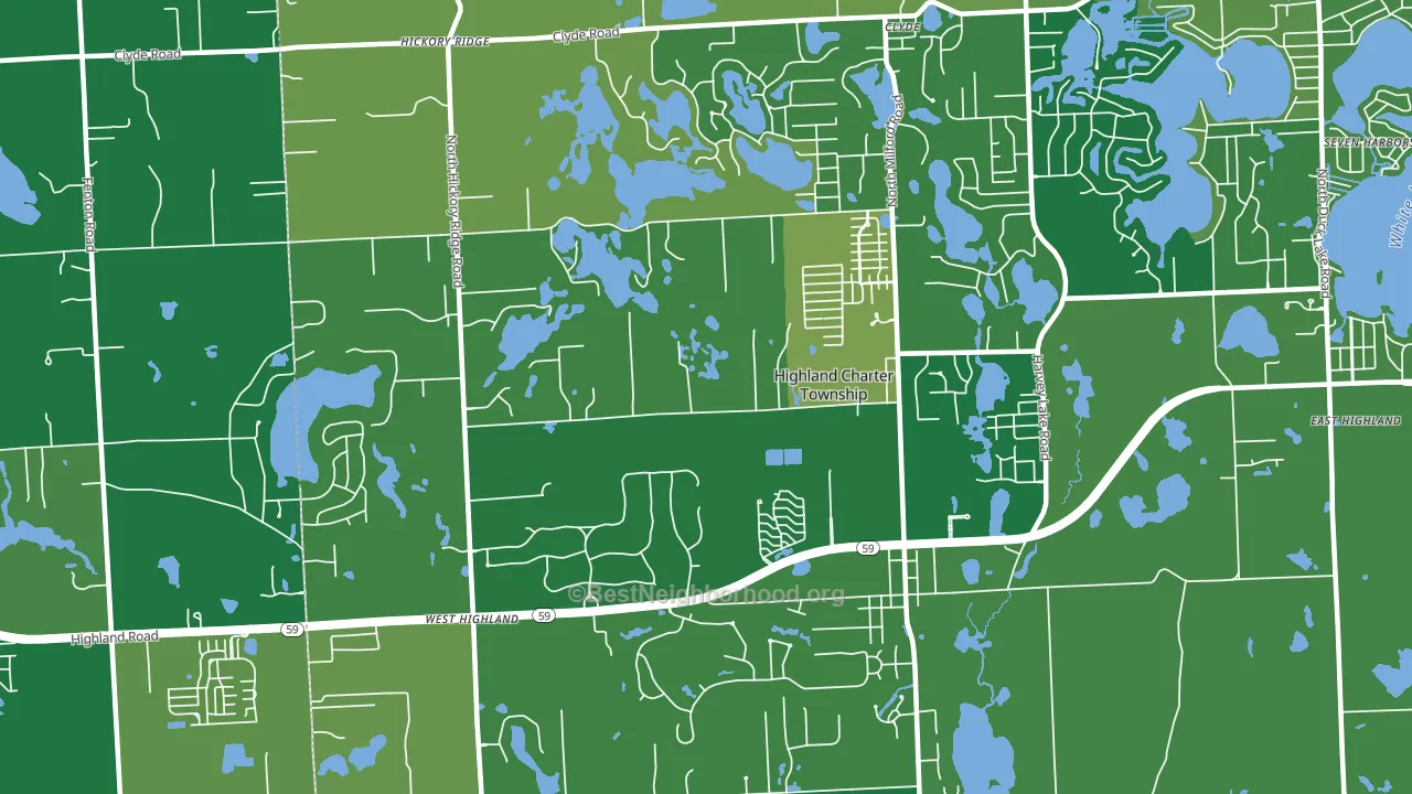 48357, MI block-group voter-turnout map
