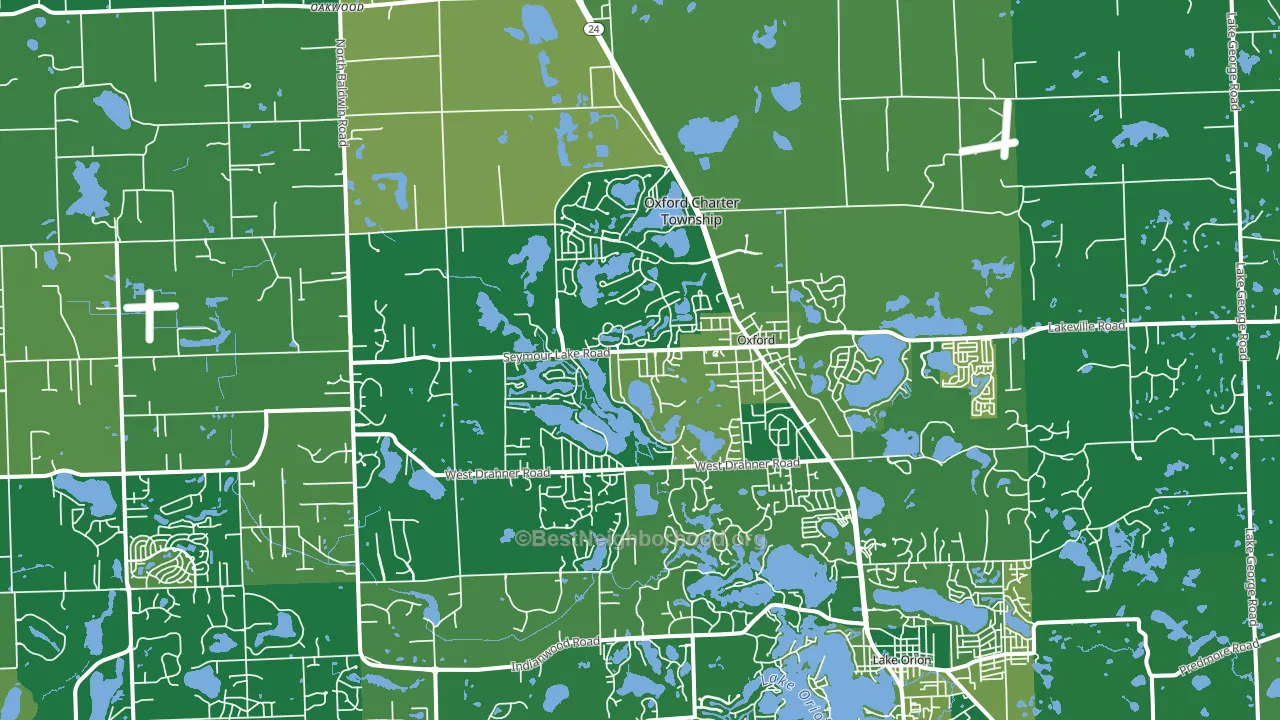 48371, MI block-group voter-turnout map