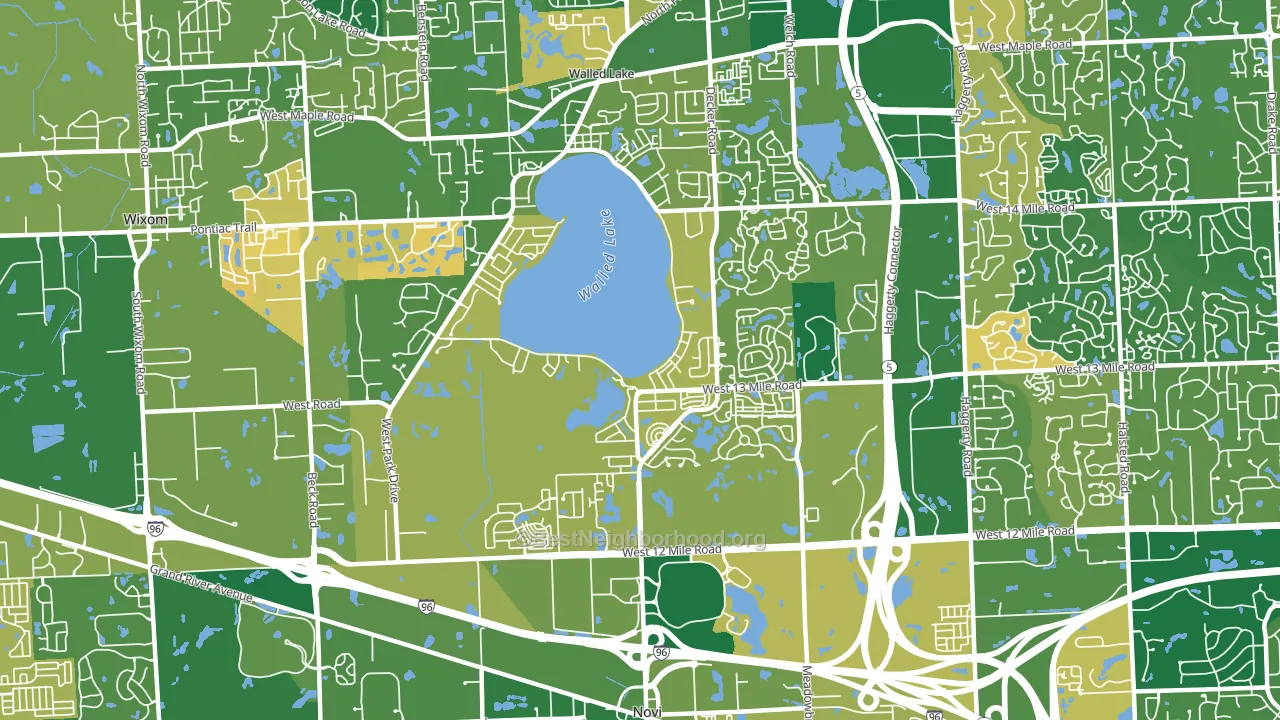 48377, MI block-group voter-turnout map