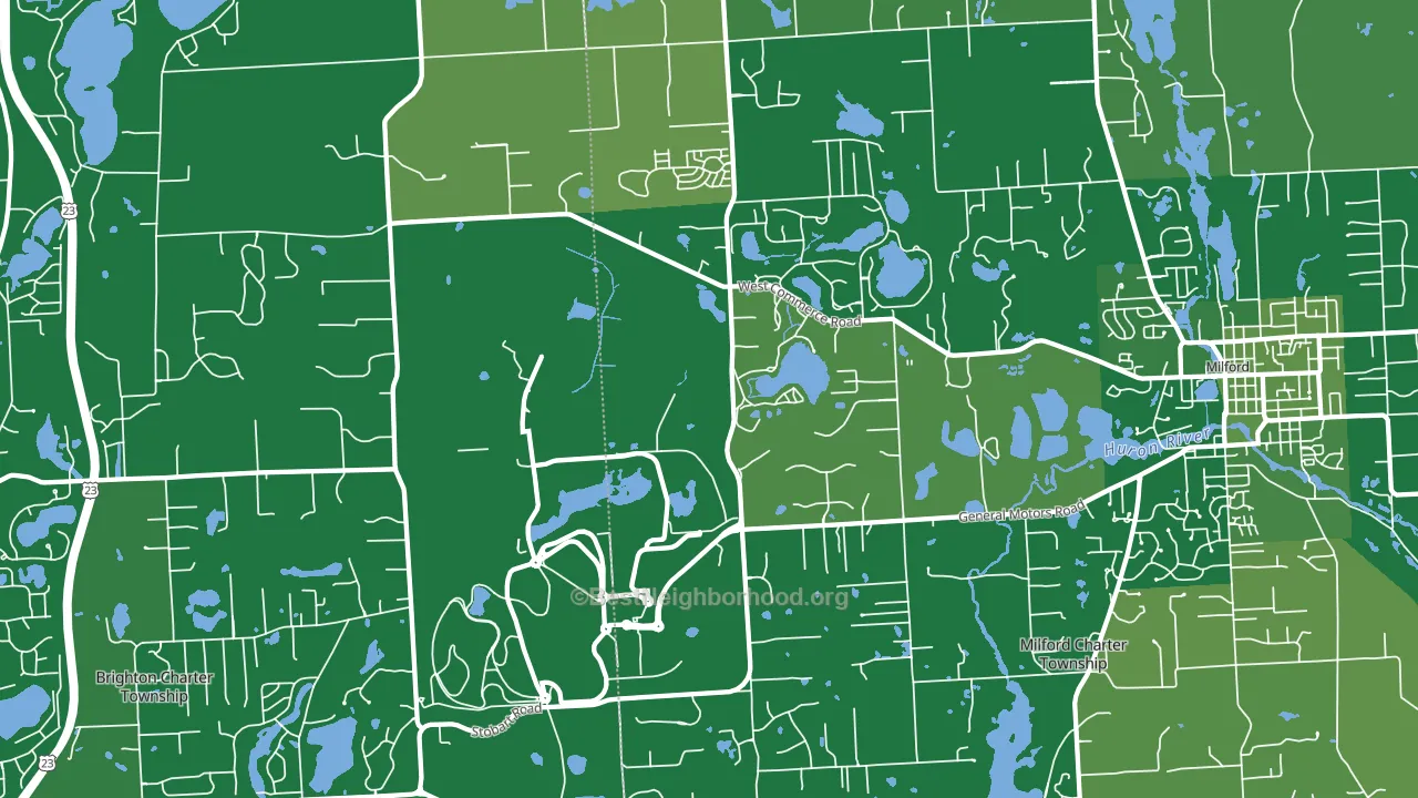 48380, MI block-group voter-turnout map