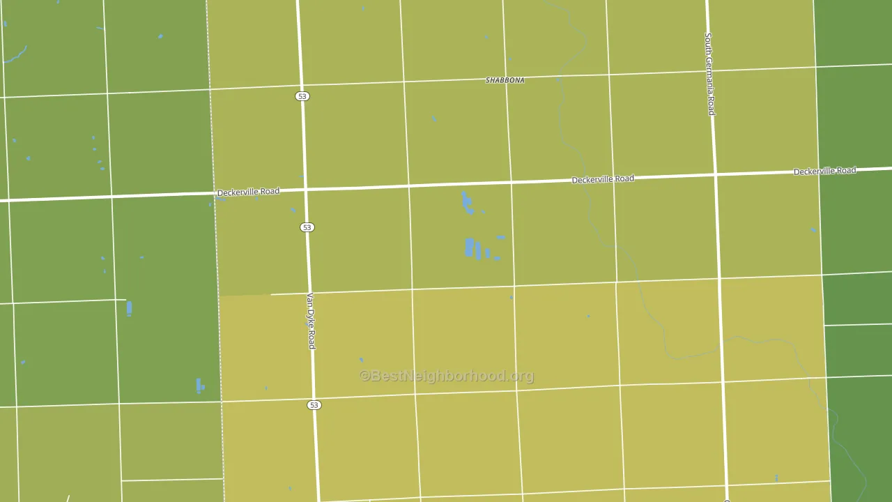 48426, MI block-group voter-turnout map