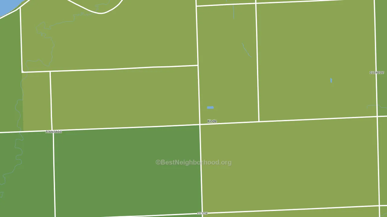 48445, MI block-group voter-turnout map