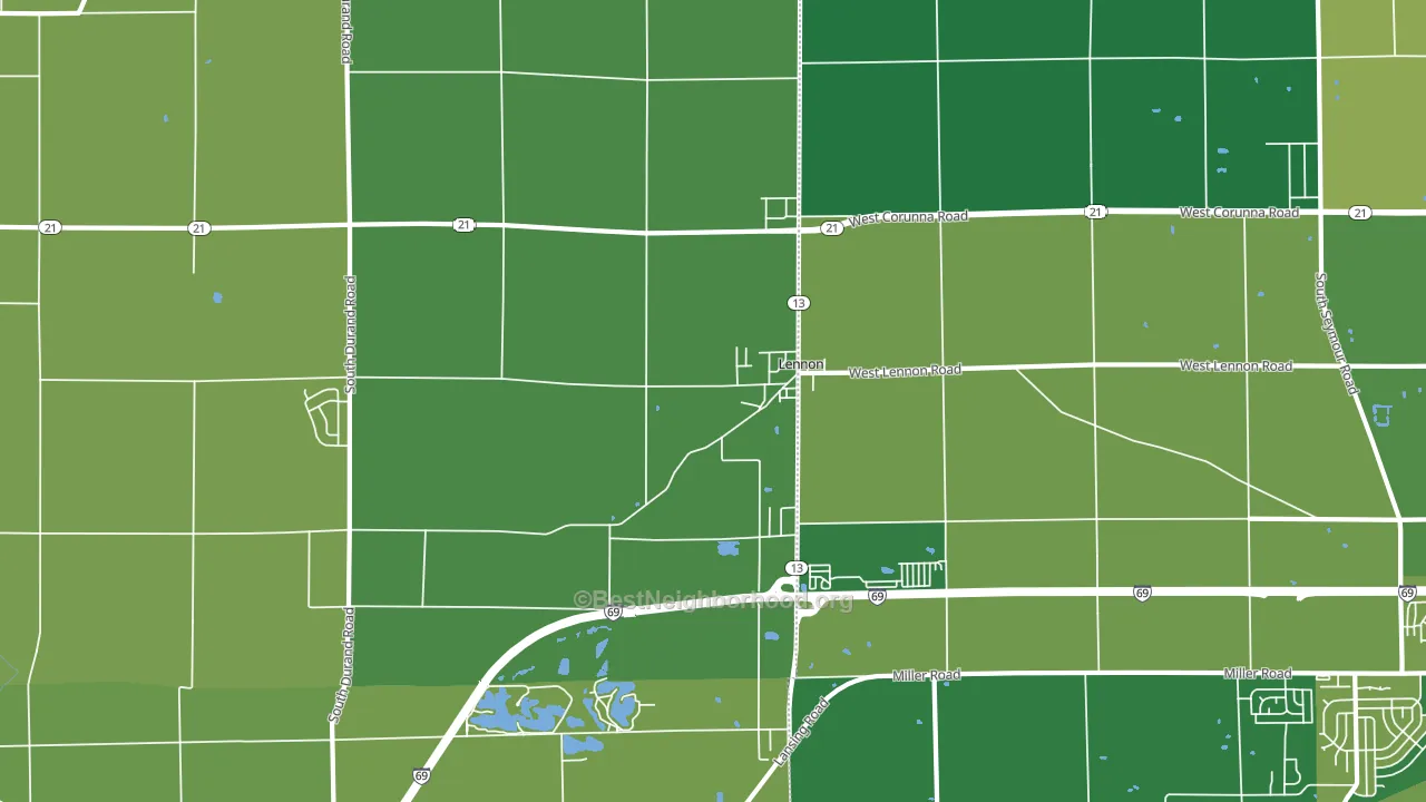 48449, MI block-group voter-turnout map