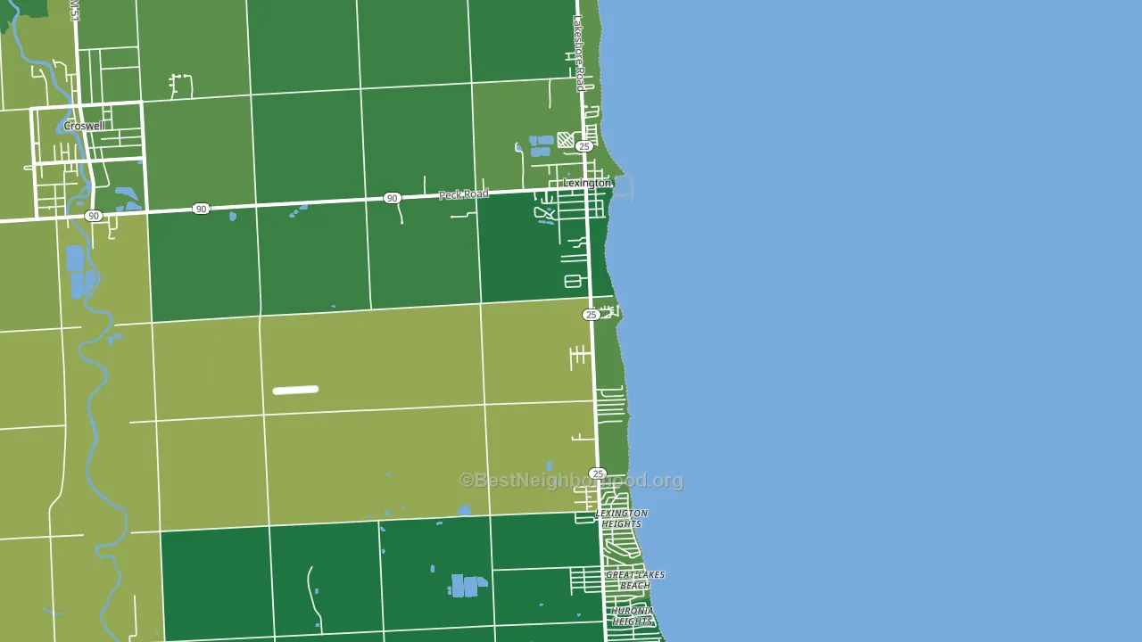 48450, MI block-group voter-turnout map