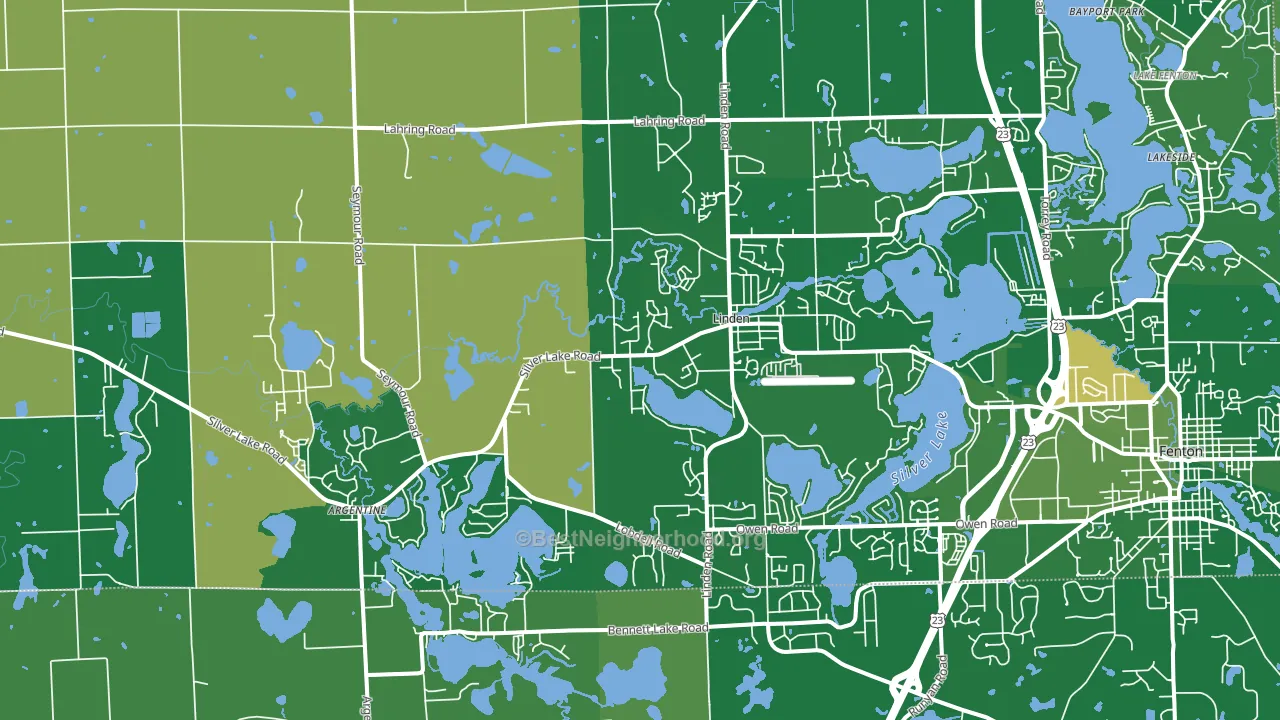 48451, MI block-group voter-turnout map