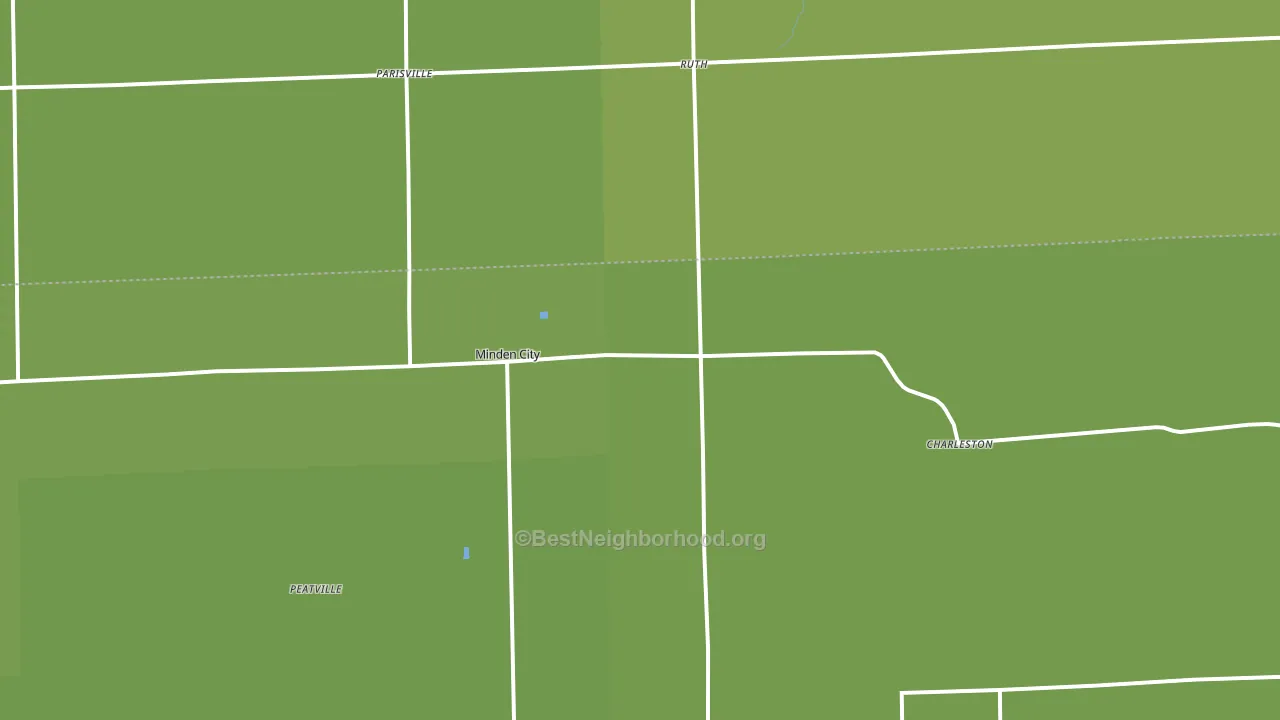 48456, MI block-group voter-turnout map