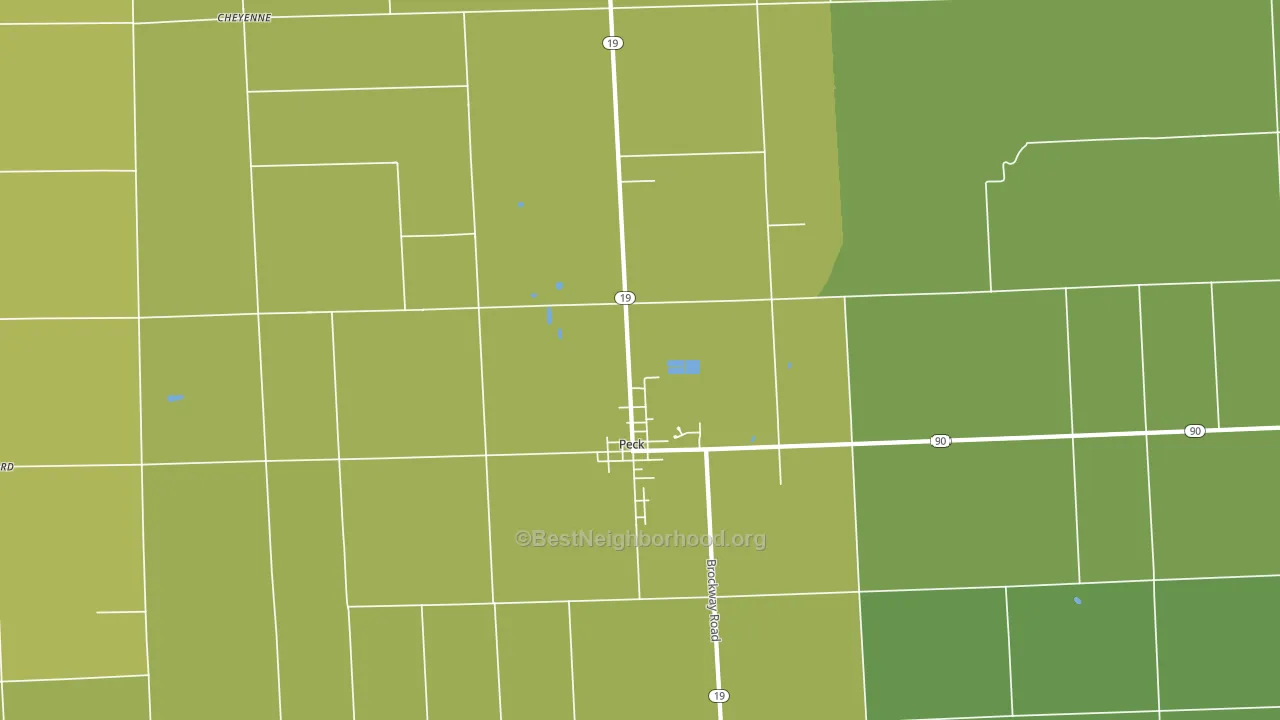 48466, MI block-group voter-turnout map