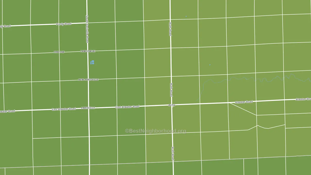 48470, MI block-group voter-turnout map