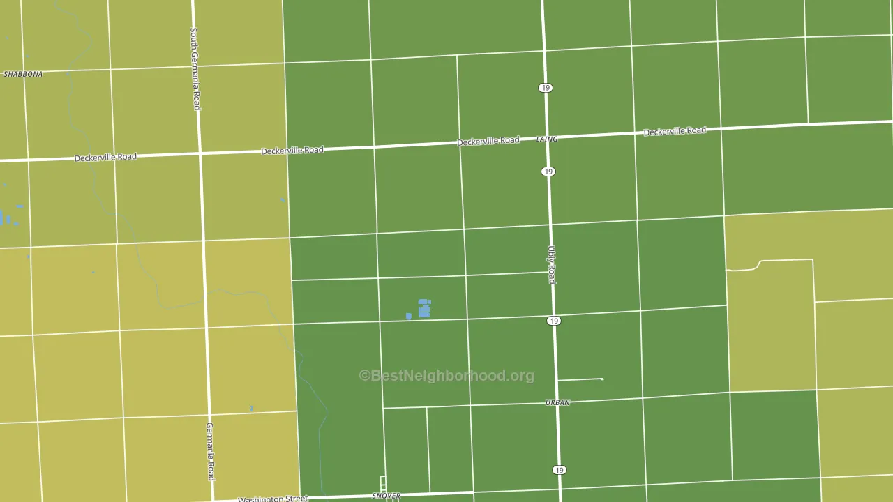 48472, MI block-group voter-turnout map