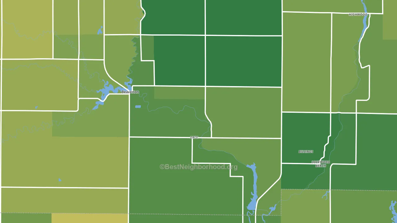 48612, MI block-group voter-turnout map