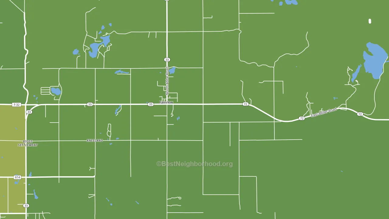 48621, MI block-group voter-turnout map