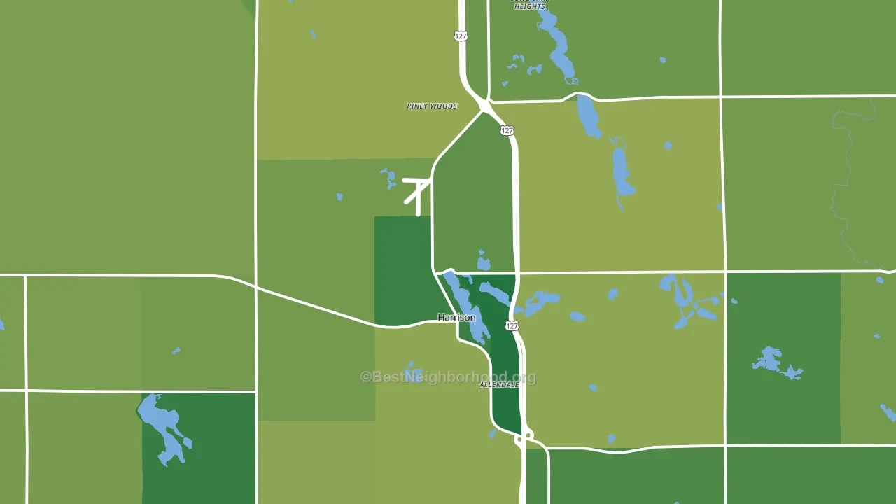 48625, MI block-group voter-turnout map