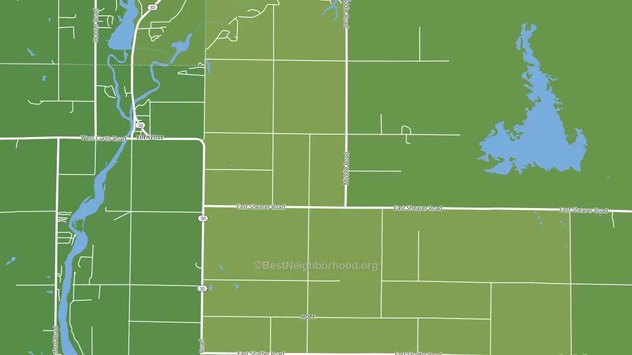 48628, MI block-group voter-turnout map