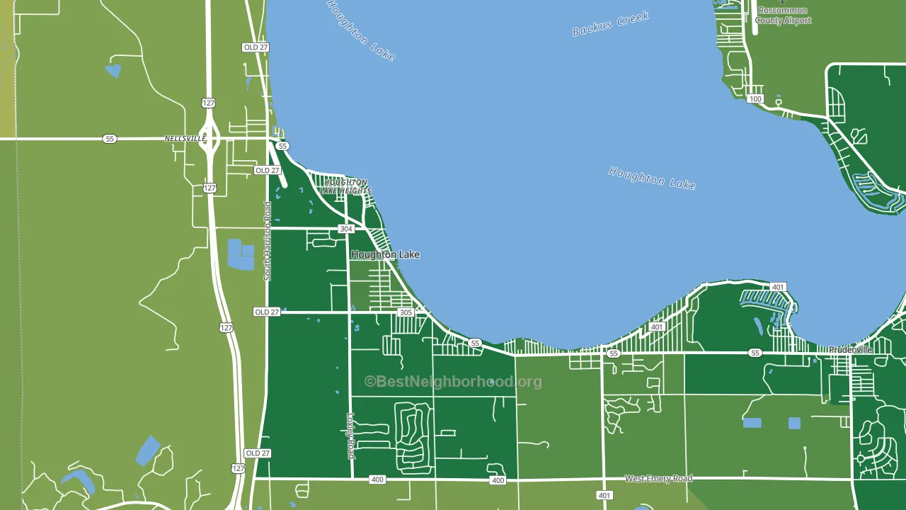 48629, MI block-group voter-turnout map