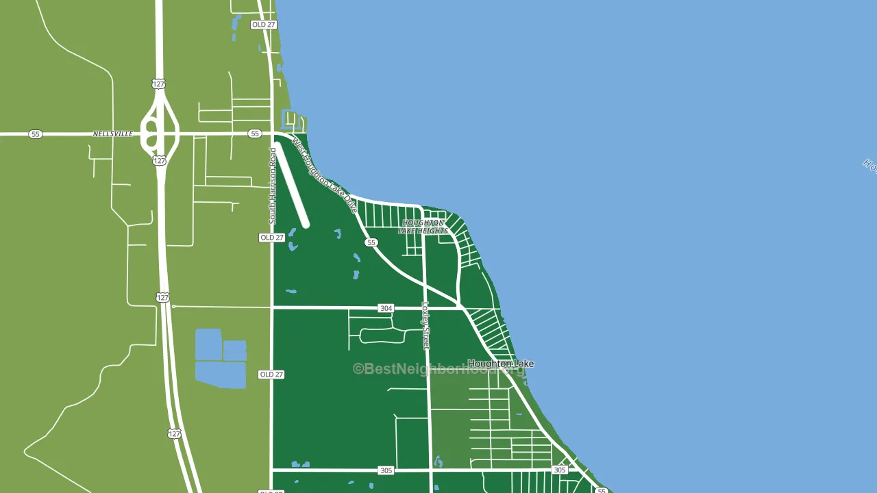 48630, MI block-group voter-turnout map