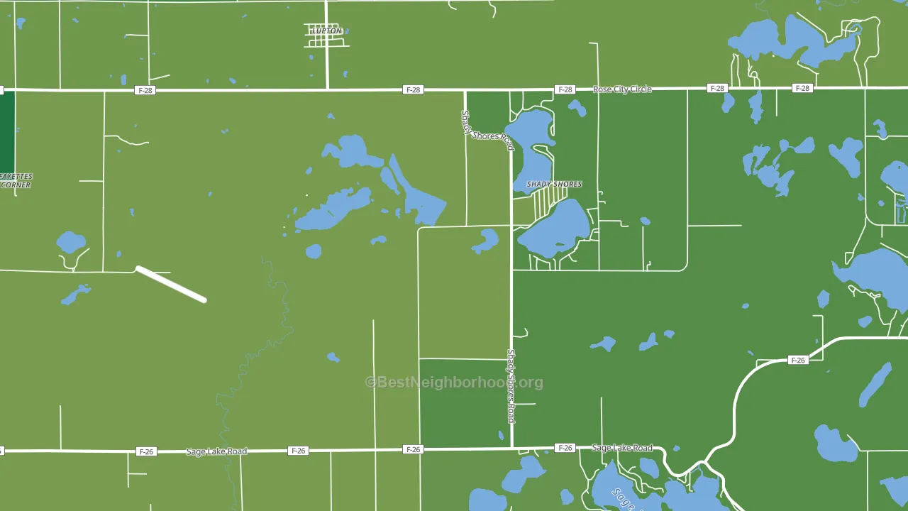 48635, MI block-group voter-turnout map