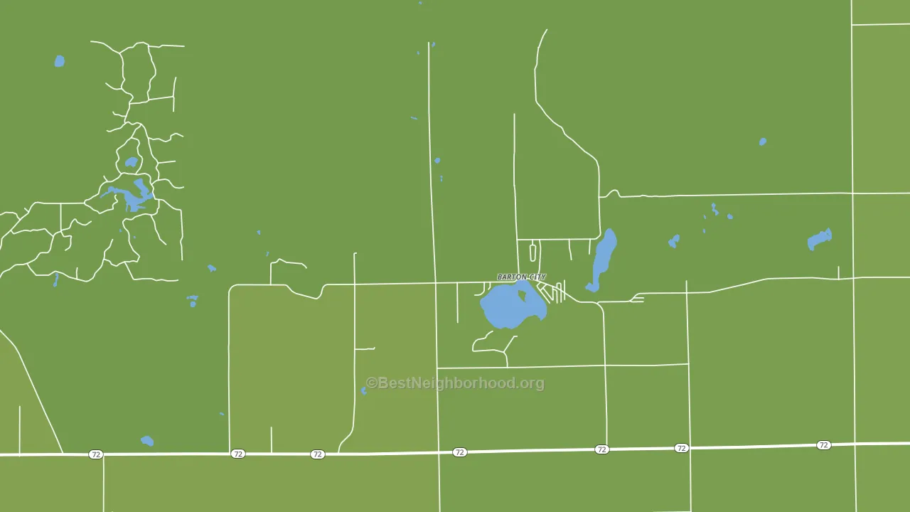 48705, MI block-group voter-turnout map