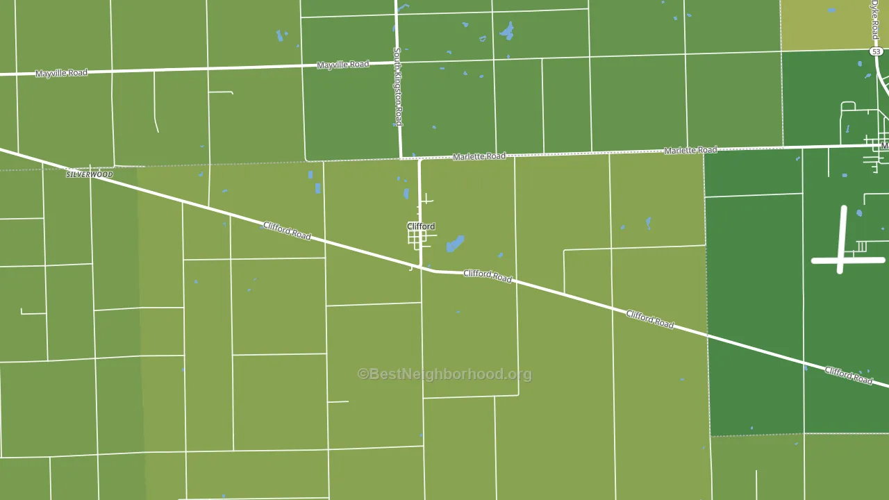 48727, MI block-group voter-turnout map
