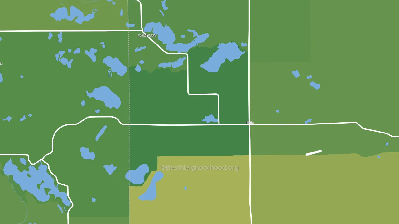 48739, MI block-group voter-turnout map