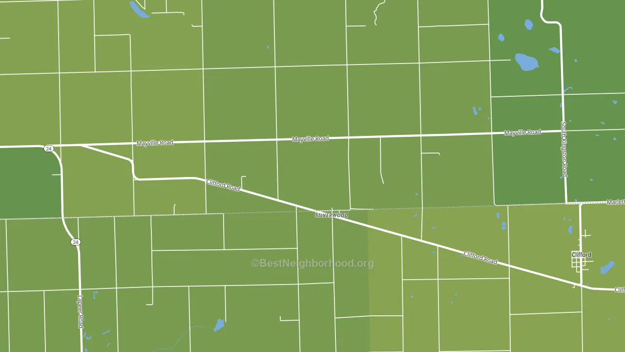 48760, MI block-group voter-turnout map