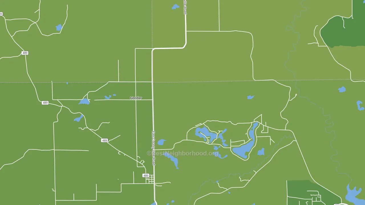 48761, MI block-group voter-turnout map