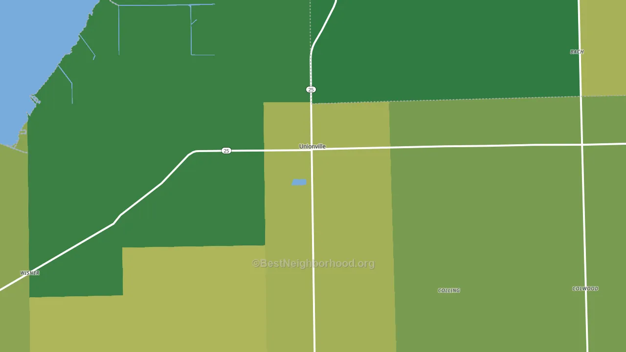 48767, MI block-group voter-turnout map