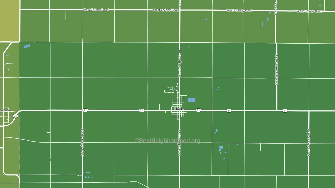 48835, MI block-group voter-turnout map