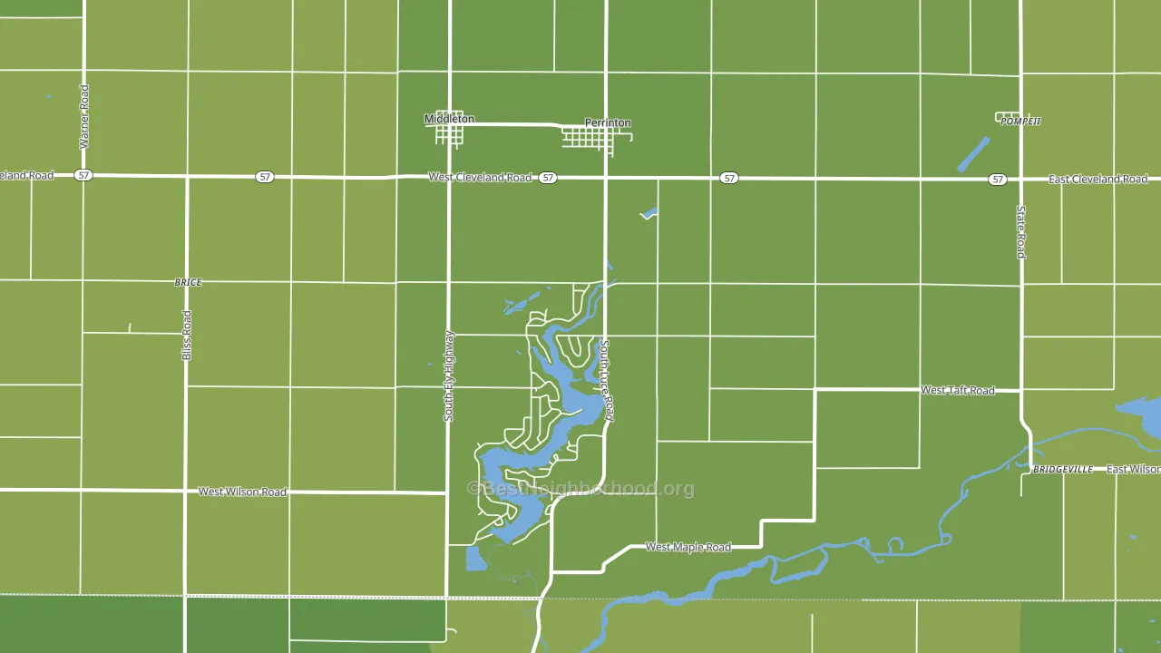 48871, MI block-group voter-turnout map