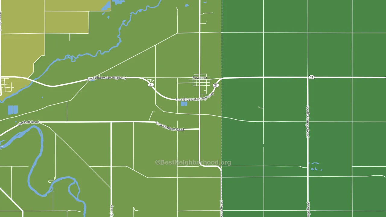 48873, MI block-group voter-turnout map