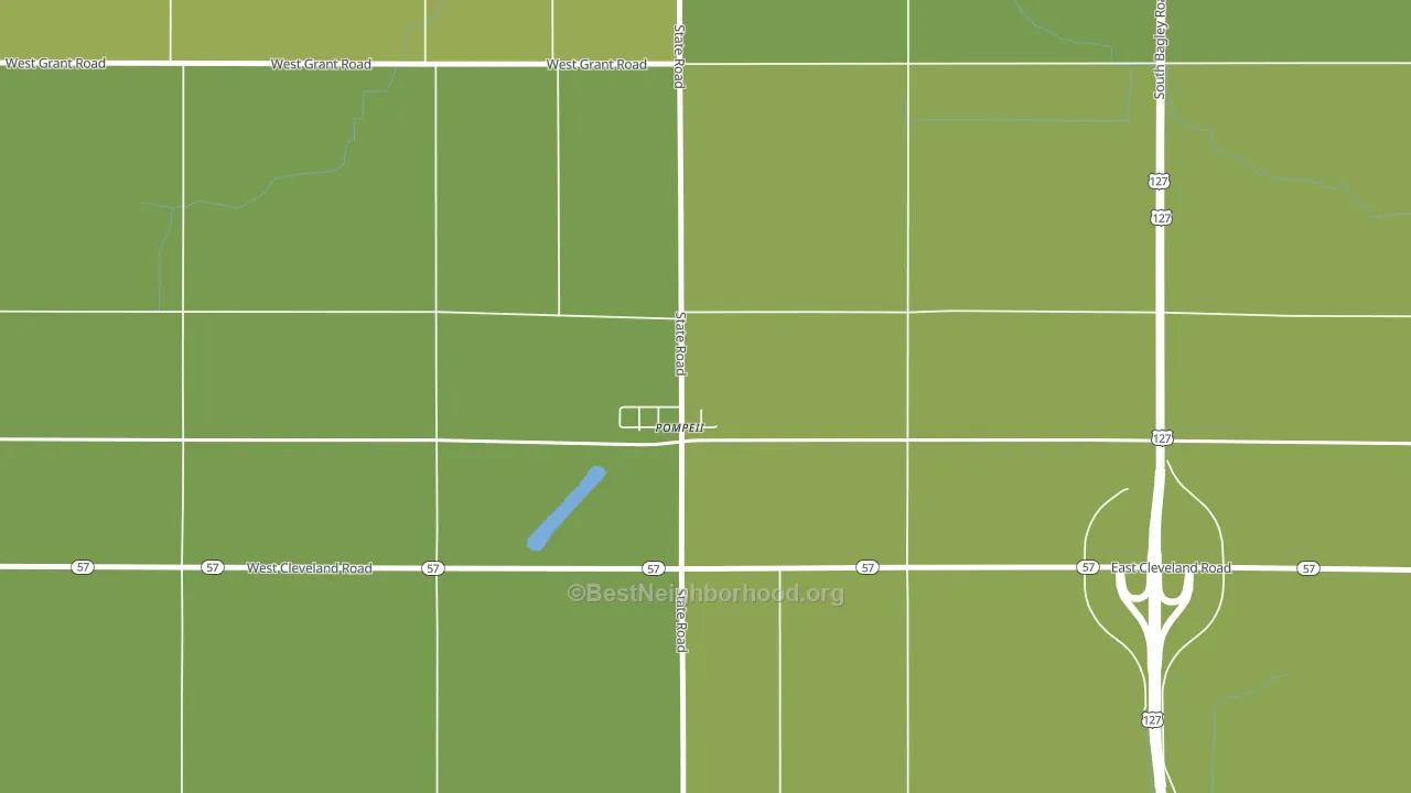 48874, MI block-group voter-turnout map