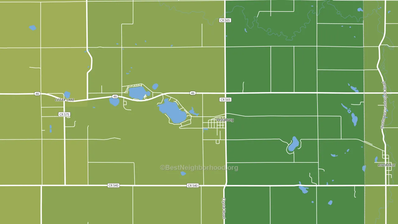 48891, MI block-group voter-turnout map