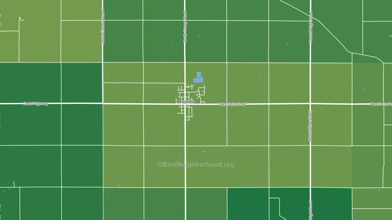 48894, MI block-group voter-turnout map