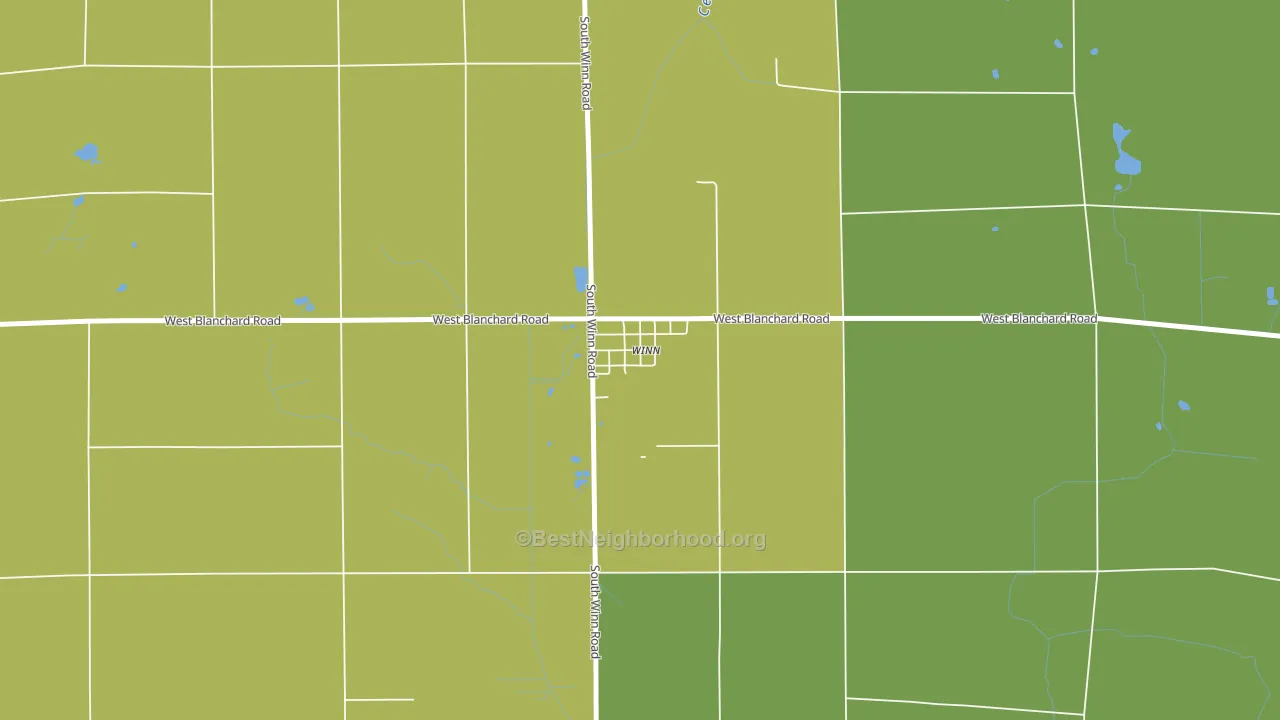 48896, MI block-group voter-turnout map